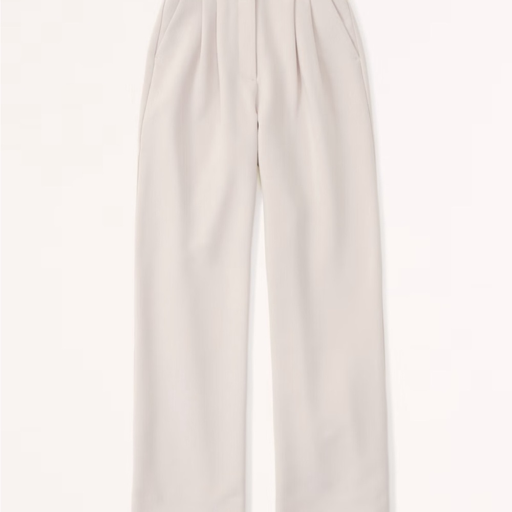 A&F Sloane Tailored Pant in Light Taupe